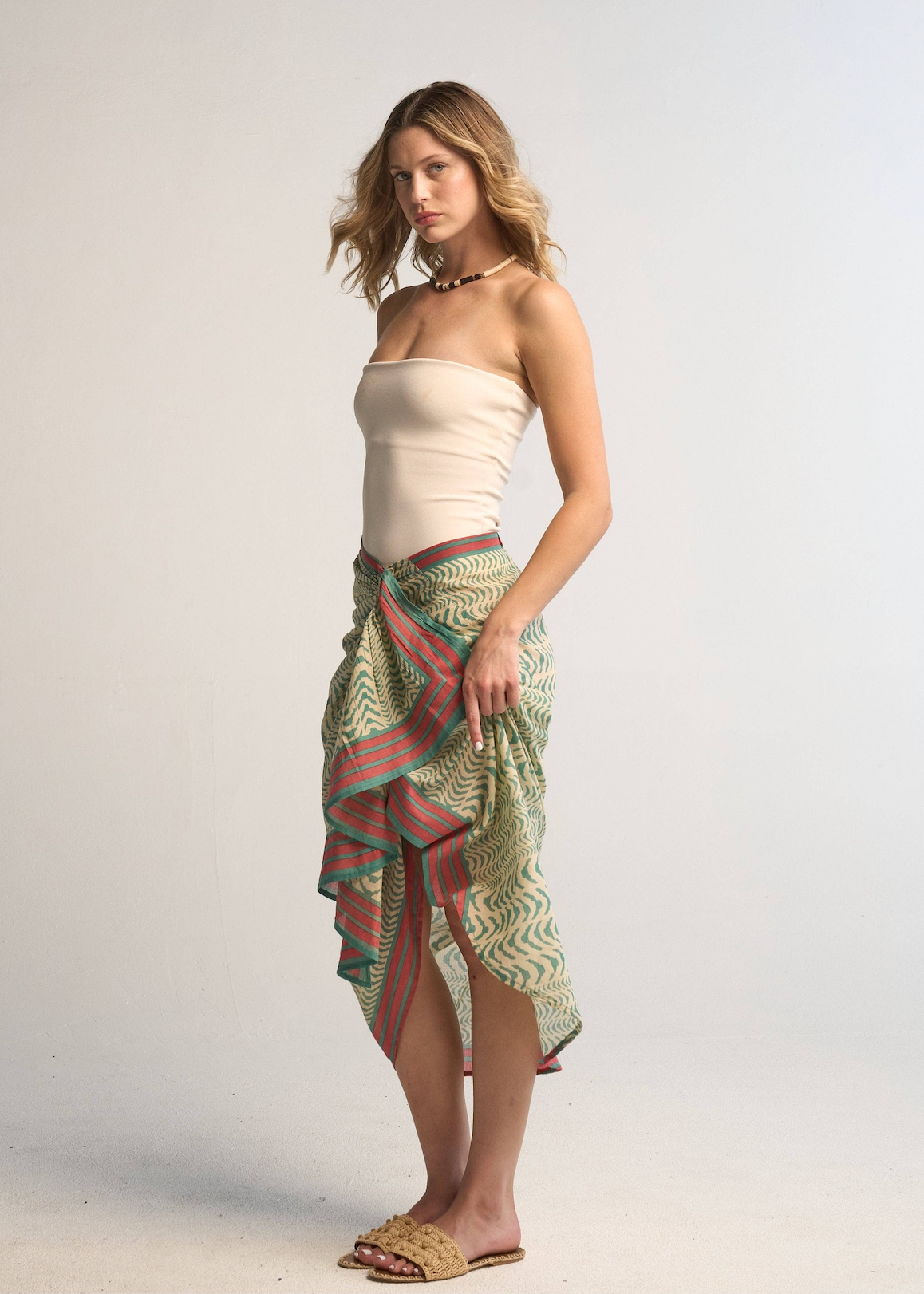SAVINA PAREO SKIRT