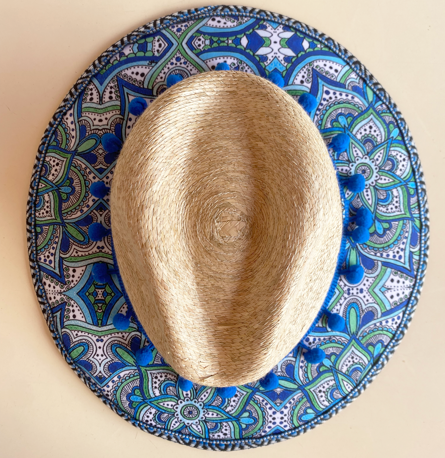 BLUE GRAPHIC HAT
