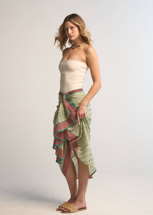 SAVINA PAREO SKIRT