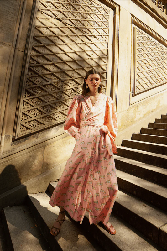 MONICA TIGER DRESS