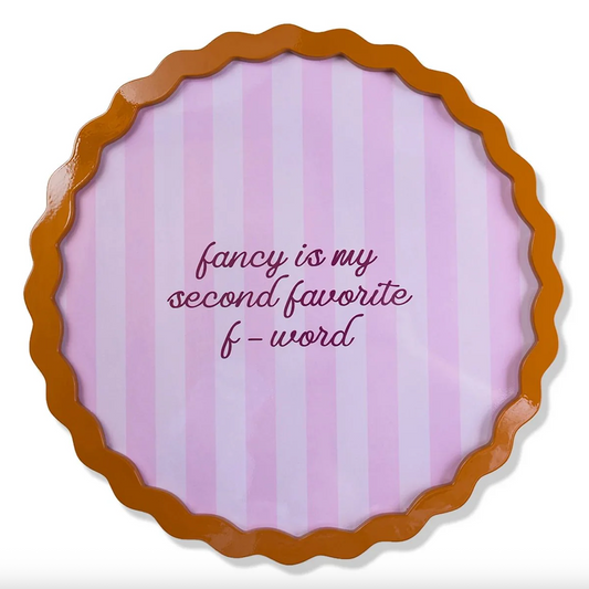 FANCY LARGE LACQUER TRAY