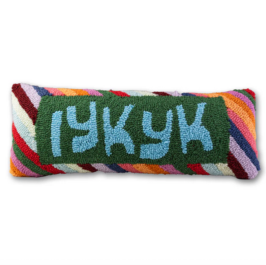 IYKYK HOOK PILLOW