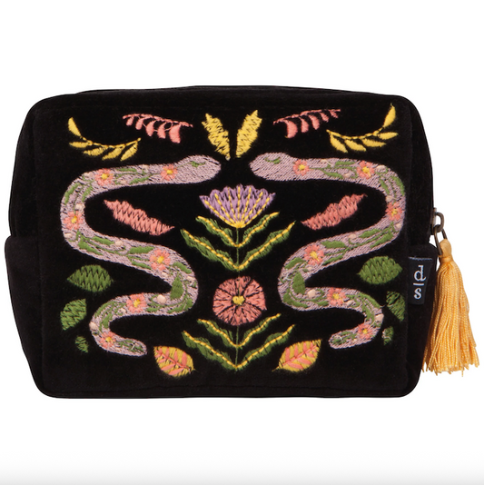 AMULET EMBROIDERED POUCH