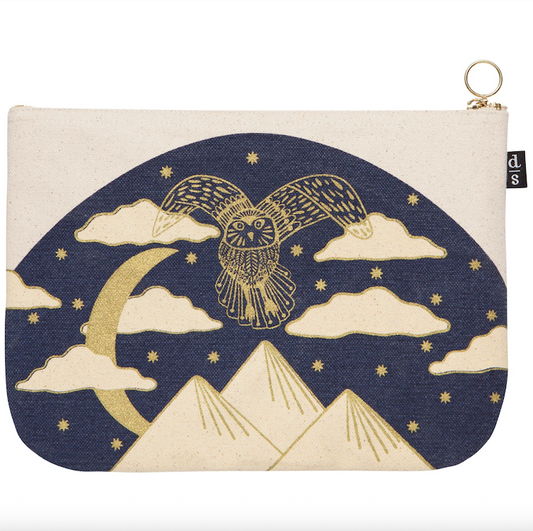 MOONLIT LARGE ZIPPER BAG
